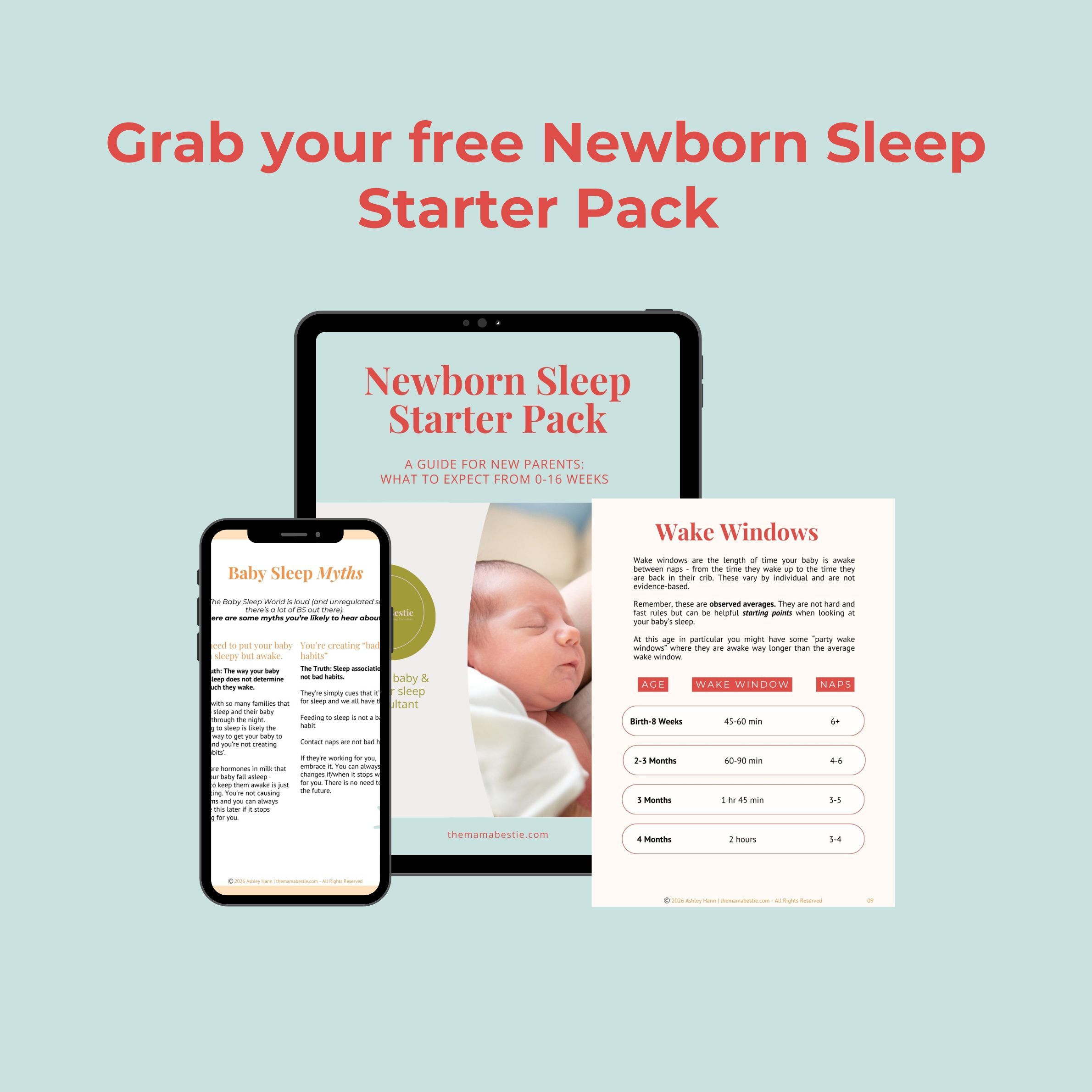 Newborn Sleep Starter Pack for 0-4 months