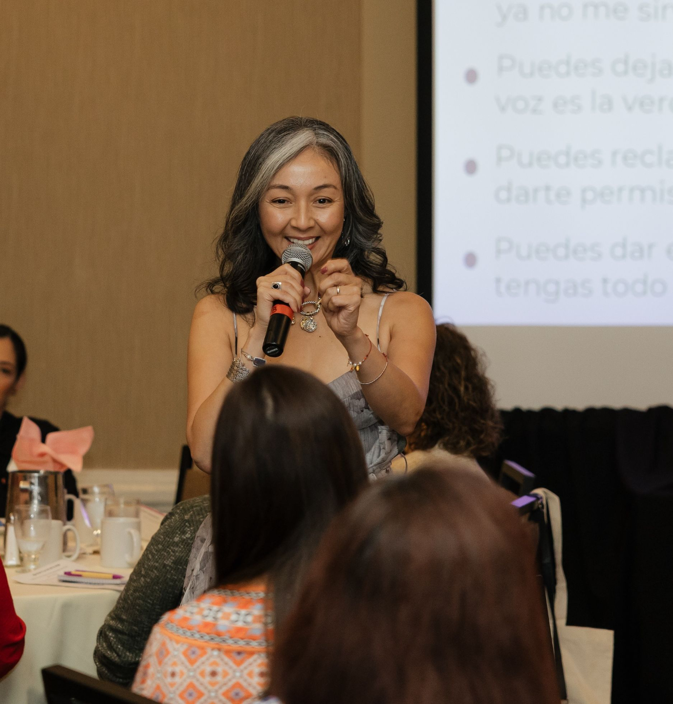 Virtual public speaking workshop in session