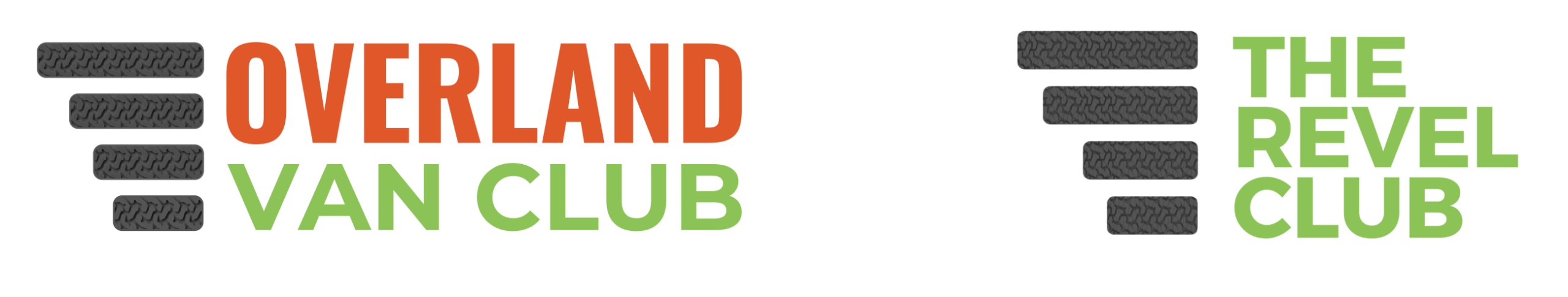 THE REVEL CLUB & OVERLAND VAN CLUB LOGO