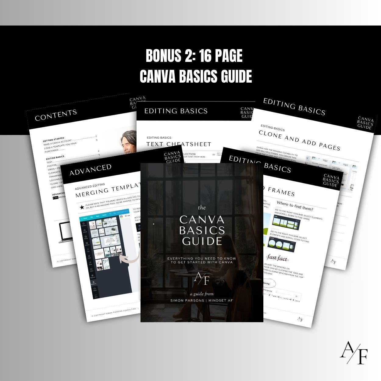 Bonus number 2 is a Canva Basics Guide