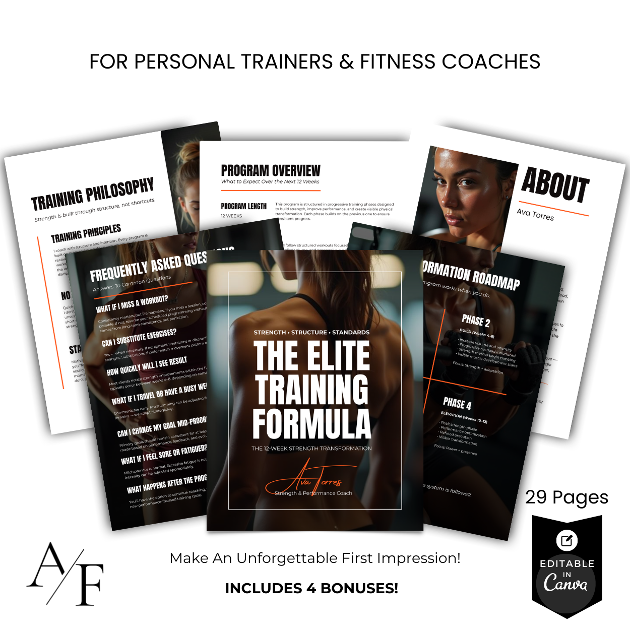 Personal Trainer Client Onboarding Kit Template