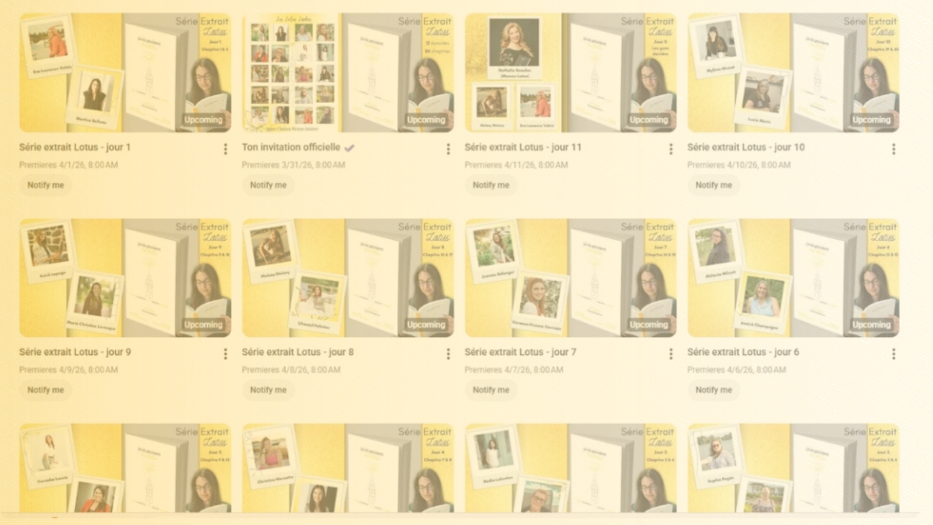 À venir le 1er Avril 2026