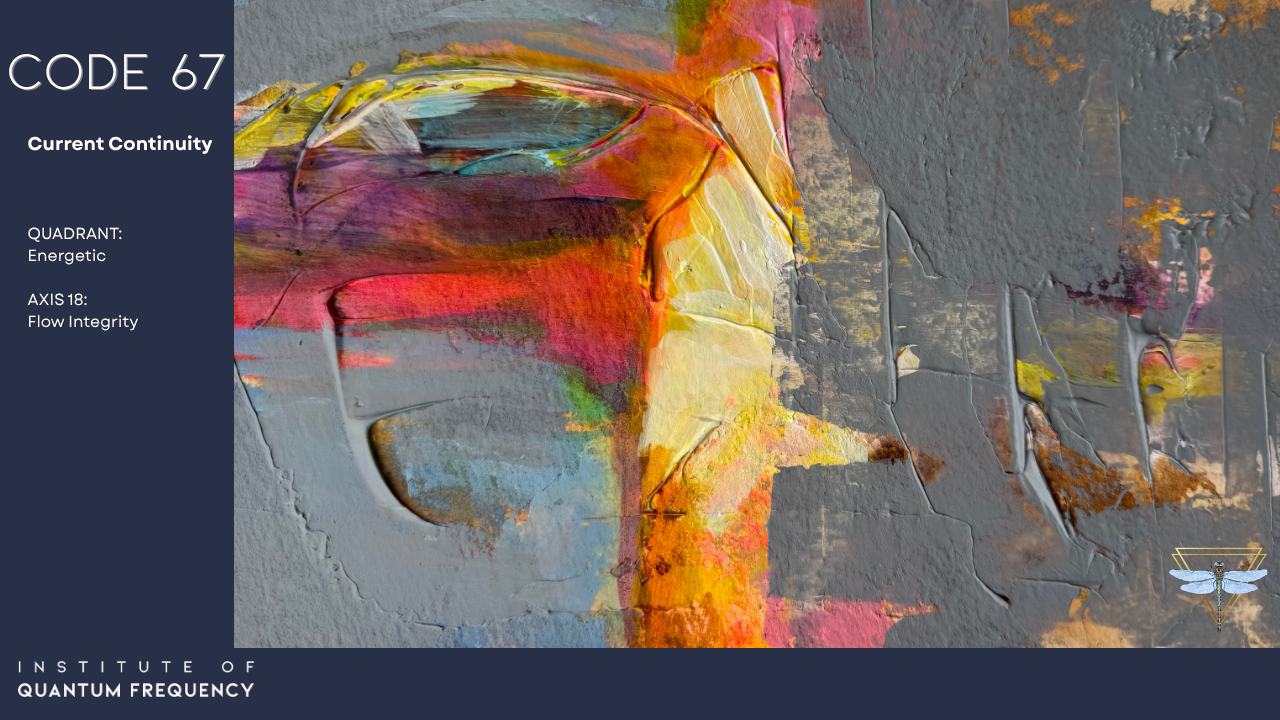 IQF Code 67 pattern painting from the 84 Patterns Visual Gallery
