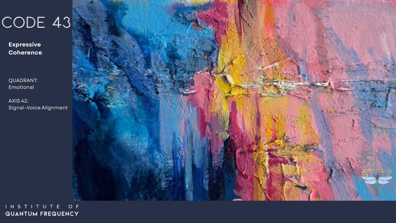 IQF Code 43 pattern painting from the 84 Patterns Visual Gallery