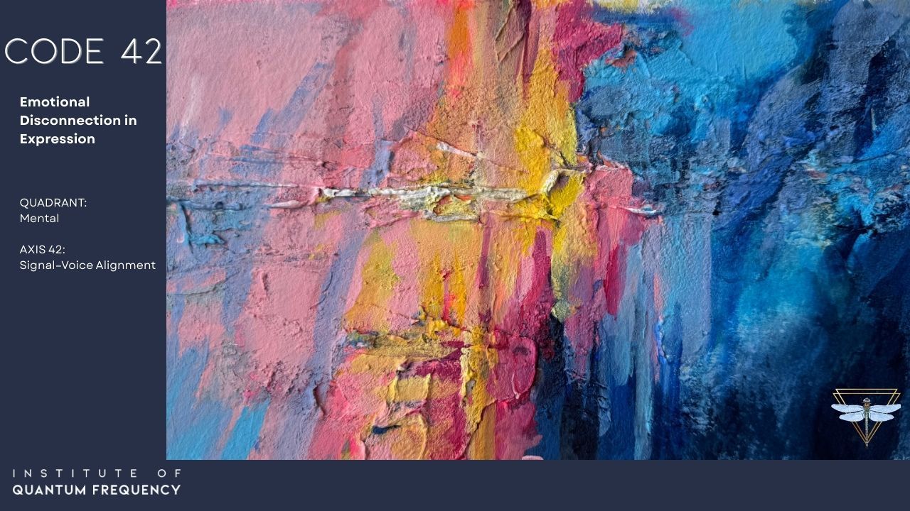 IQF Code 42 pattern painting from the 84 Patterns Visual Gallery