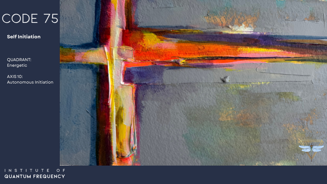 IQF Code 75 pattern painting from the 84 Patterns Visual Gallery