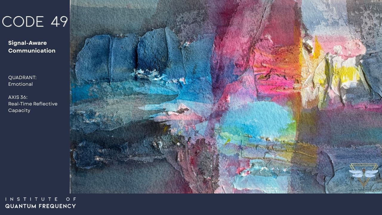 IQF Code 49 pattern painting from the 84 Patterns Visual Gallery