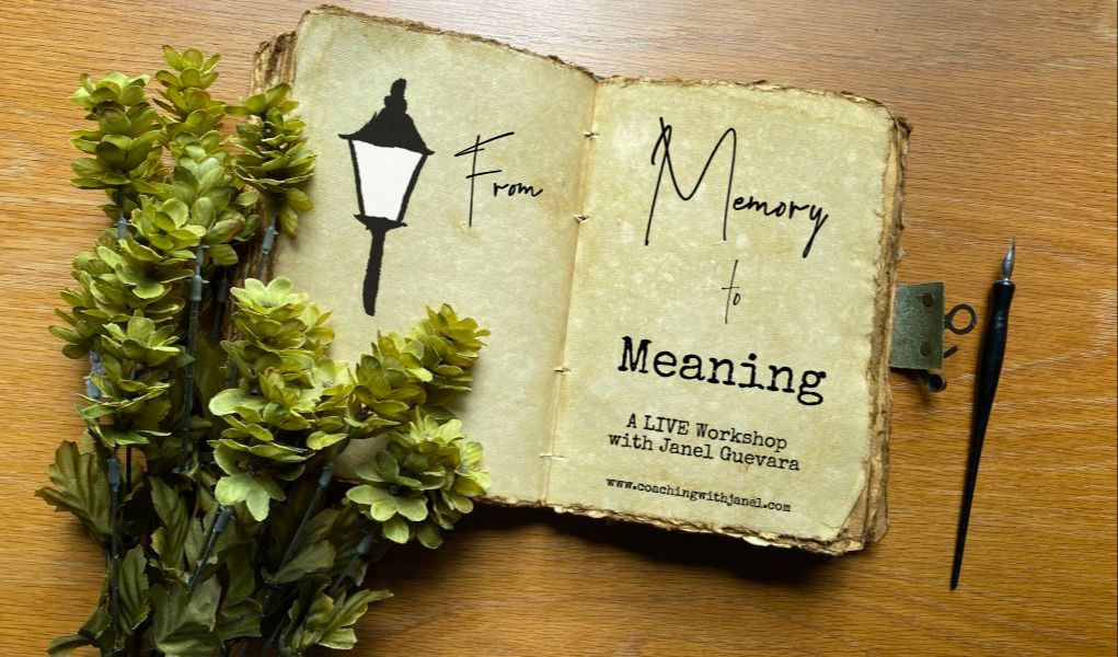 From Memory to Meaning Live Worshop image