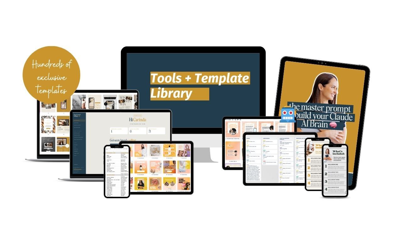Monthly Templates and Masterclasses