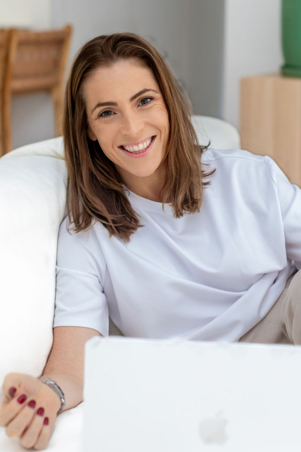 Amanda Westphal working from home