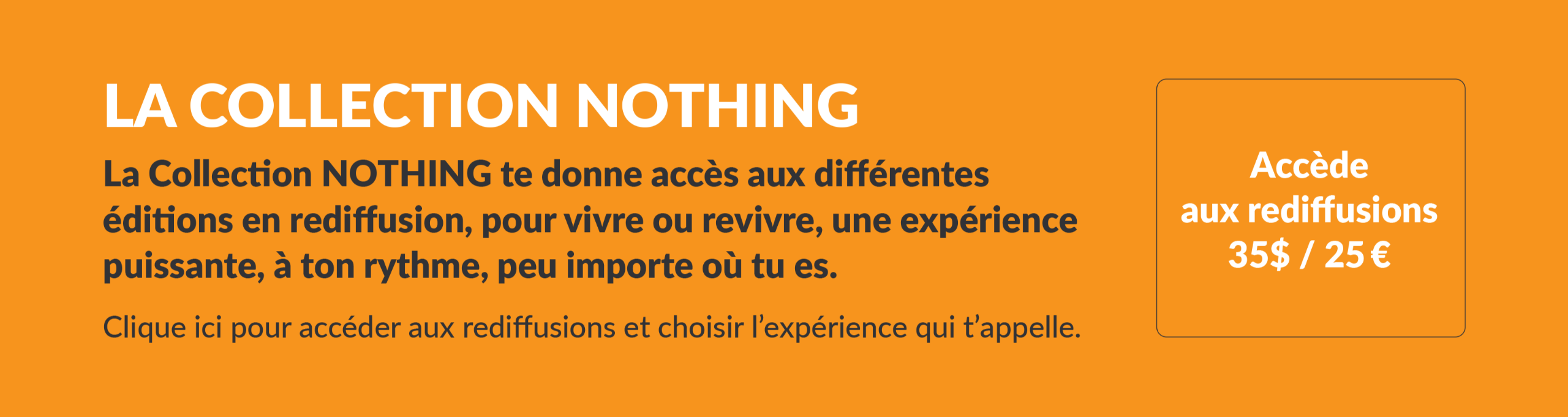 Archives vibratoires NOTHING
