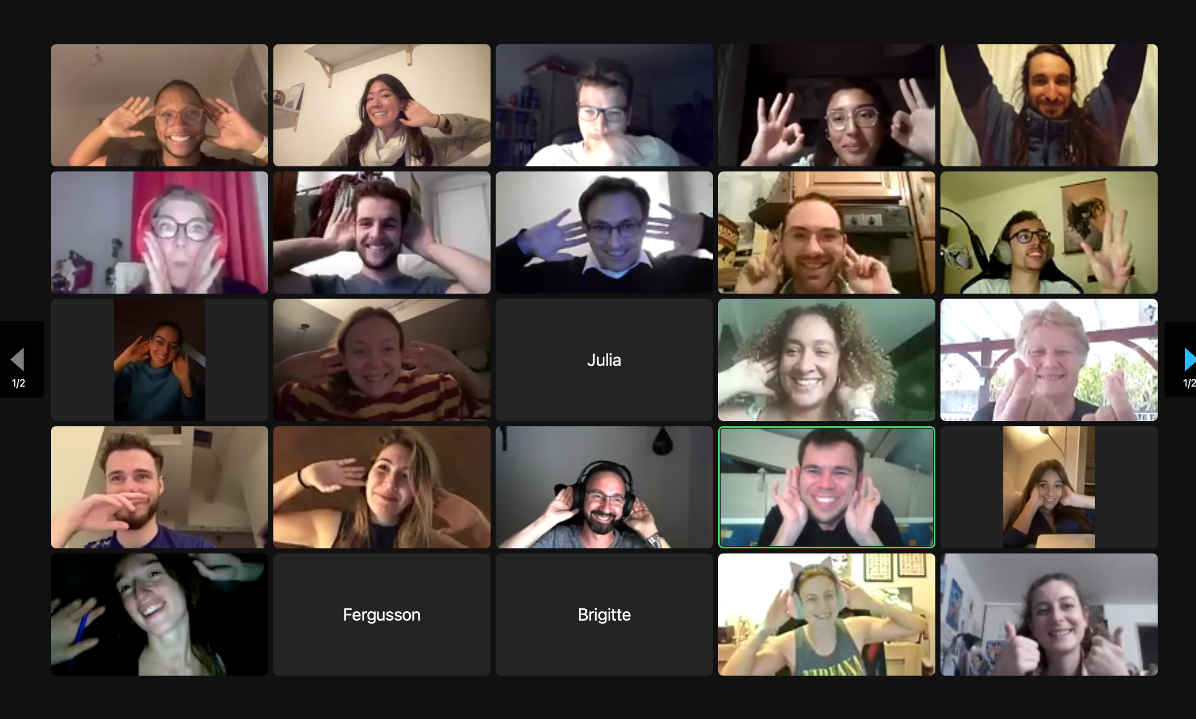 Léïna teaching Japanese