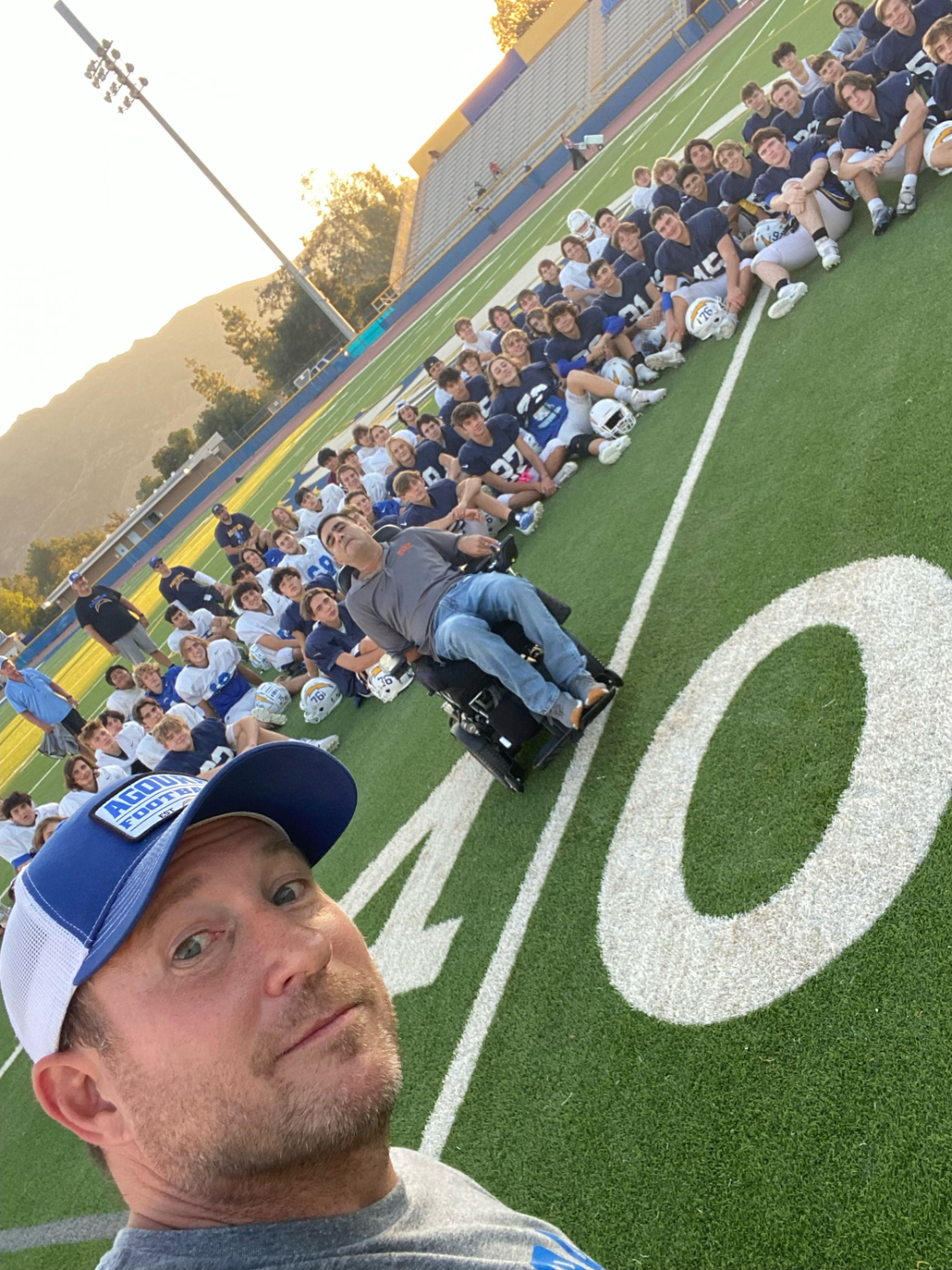 Sourena and Chris on stage