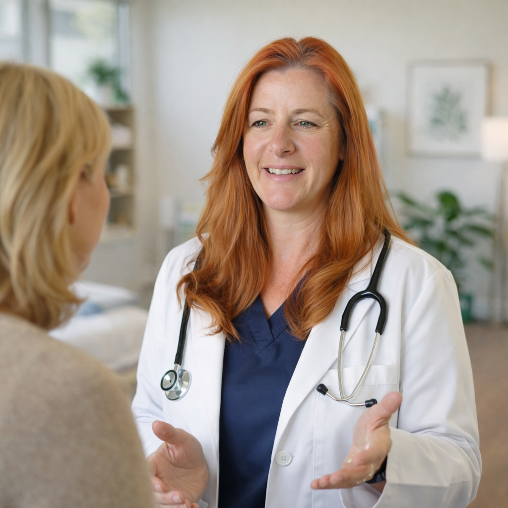 Dr. Sheri Erwin in clinical consultation