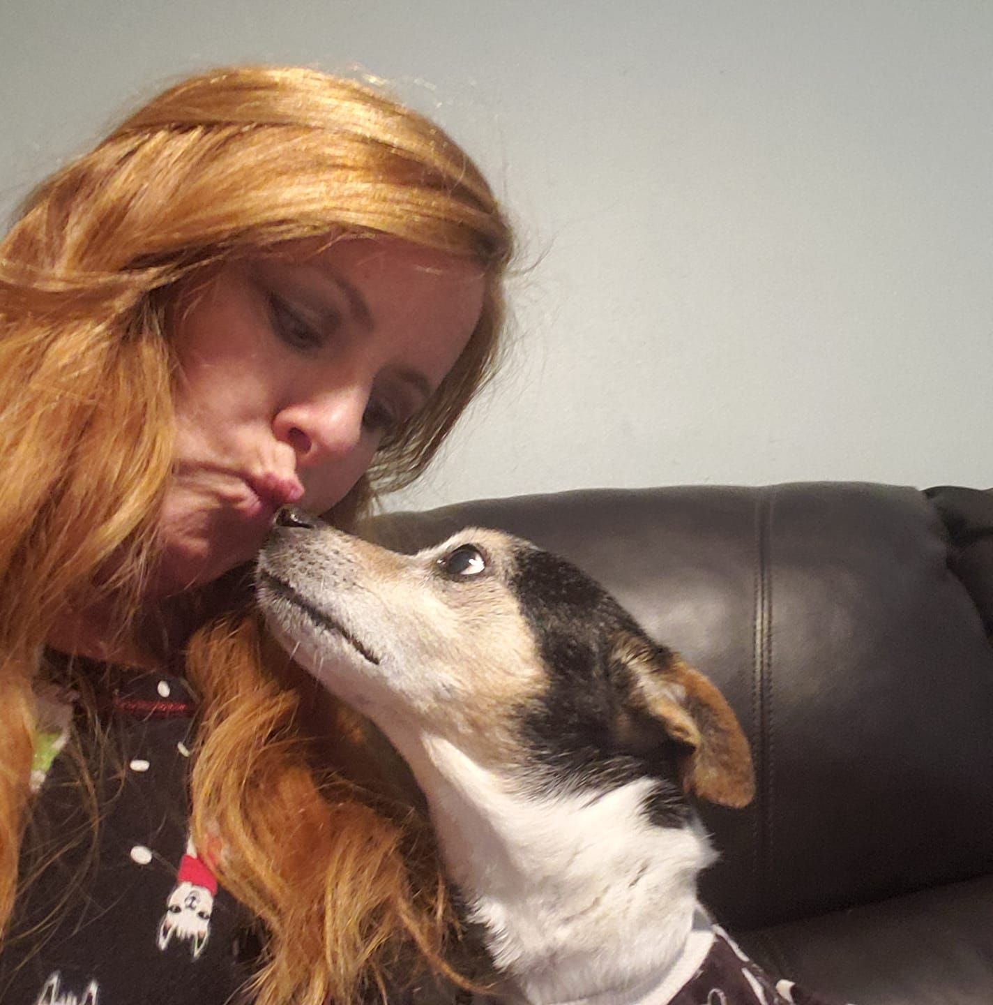 Dr. Erwin with her dog