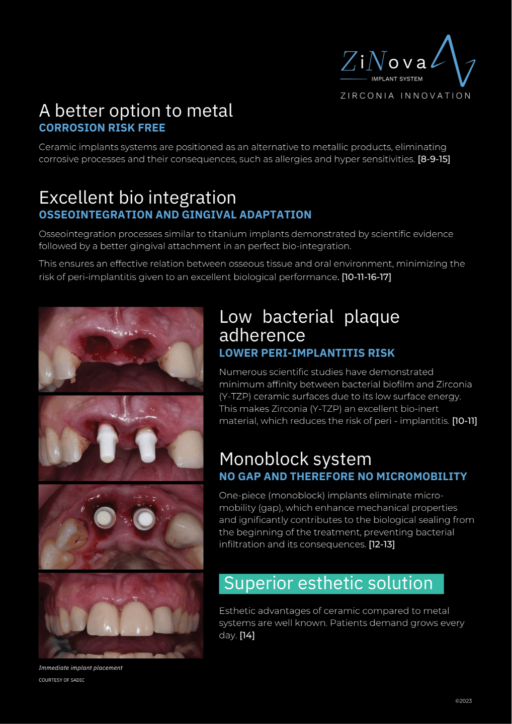 ZiNova clinical applications and benefits