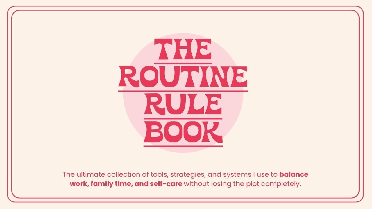 Turia Pitt Routine Rule Book