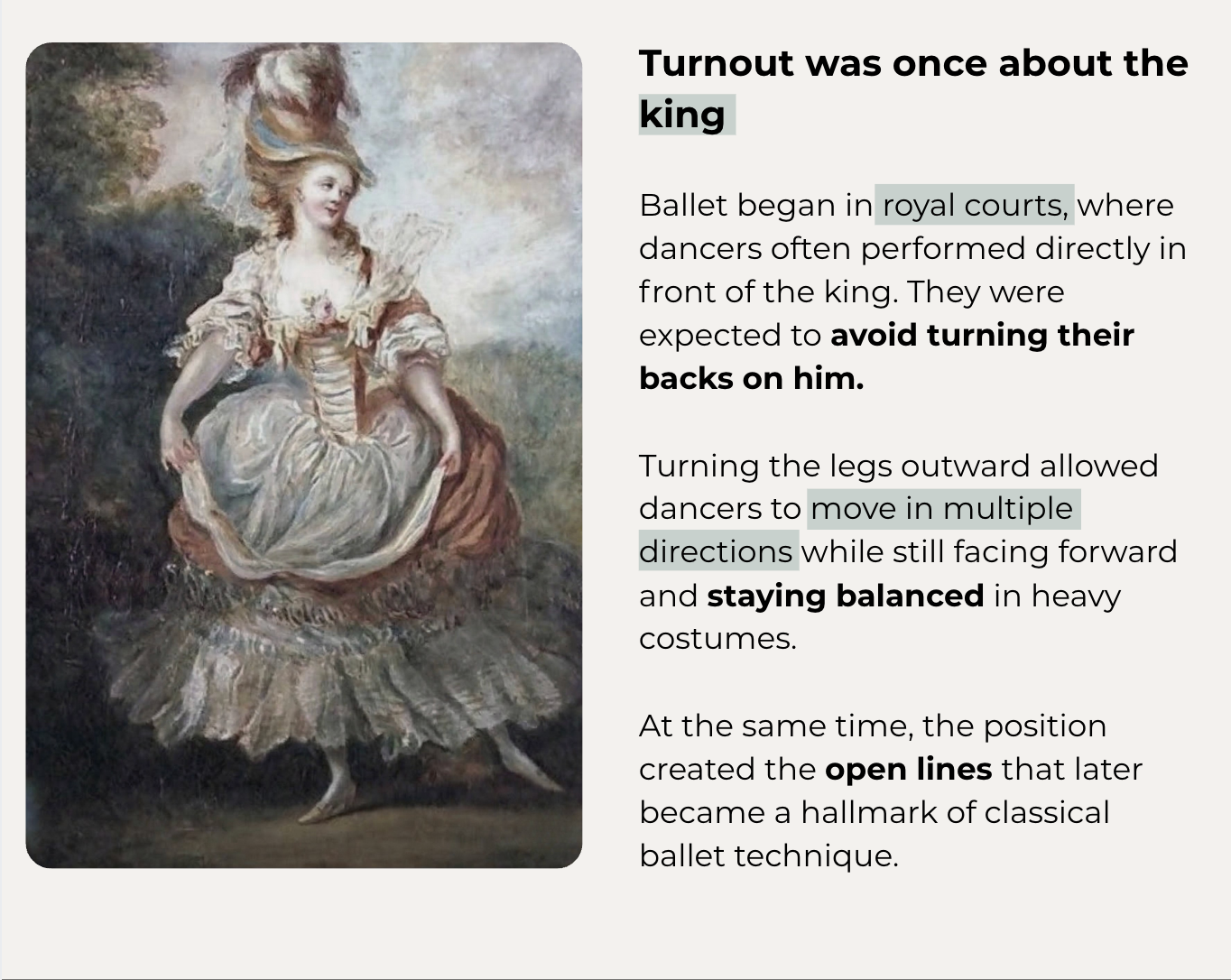 Turnout was once about the king