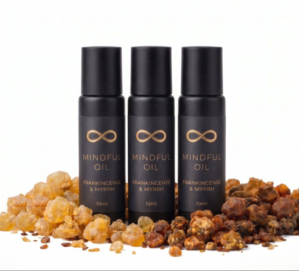 3 bottles of mindful oil