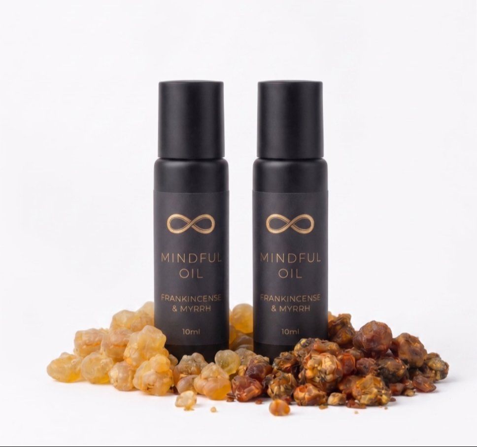 2 bottles of mindful oil