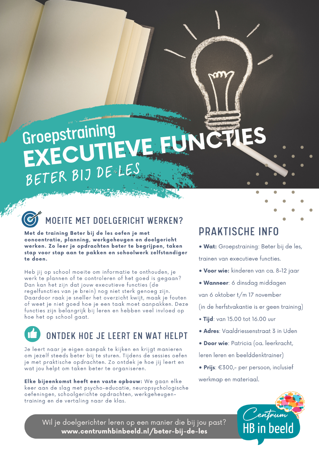 Executieve functies, beter bij de les - groepstraining