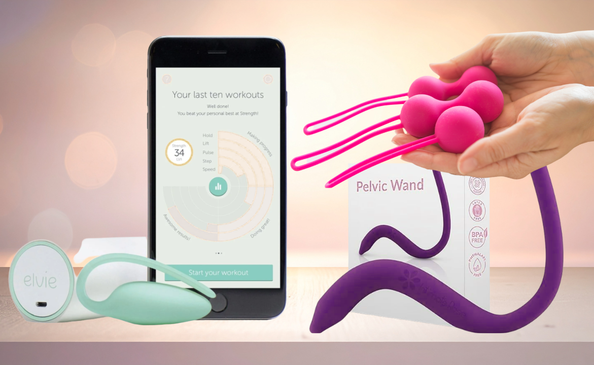Internal vaginal devices that mimic kegels