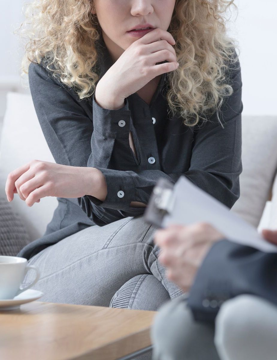 Picture of confident woman smiling