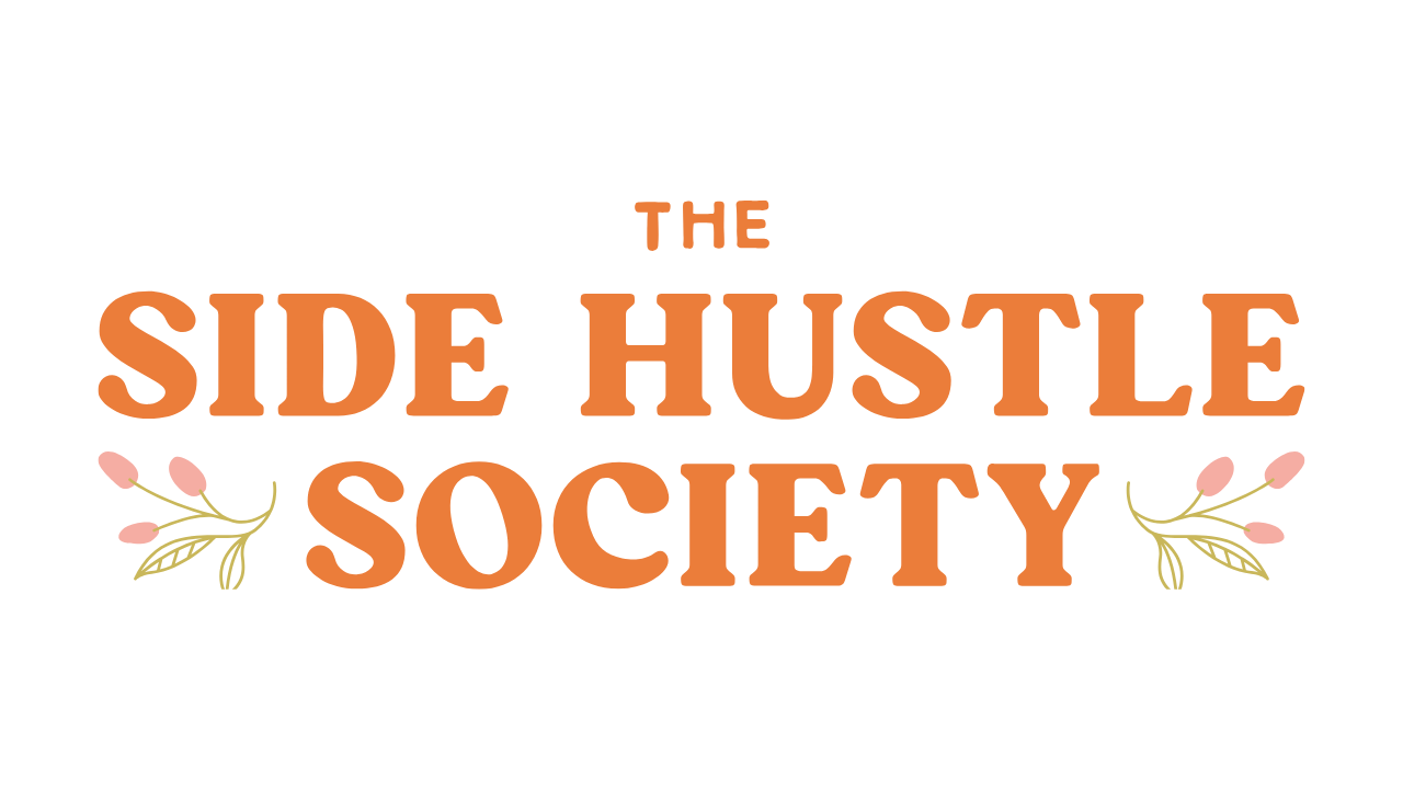 Side Hustle Society art business membership logo