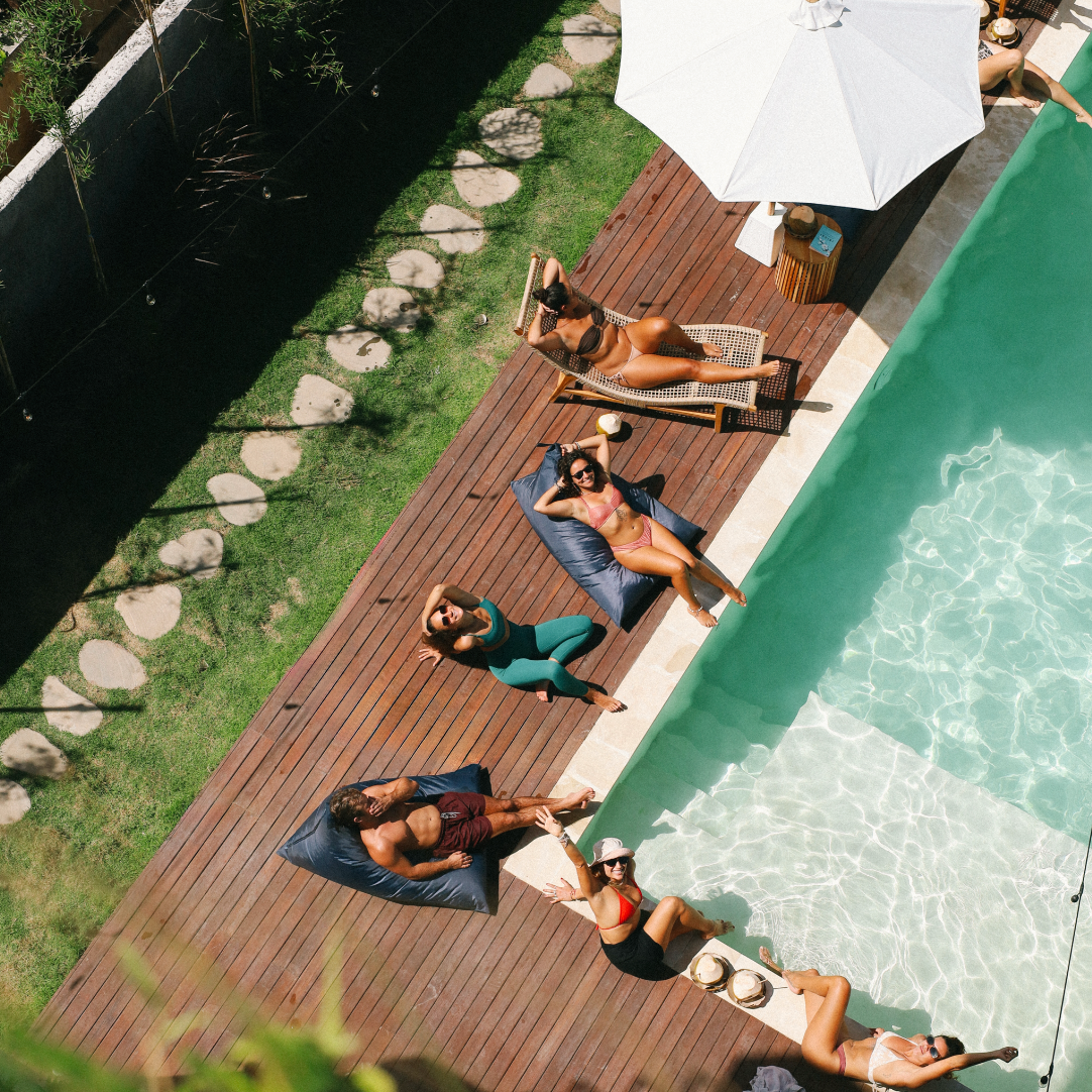 Women at breakfast buffet