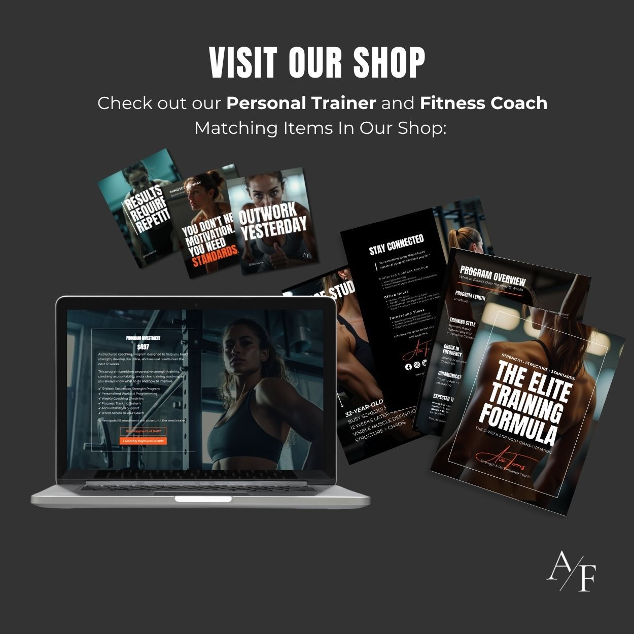 Visit our shop for more Personal Trainer Templates