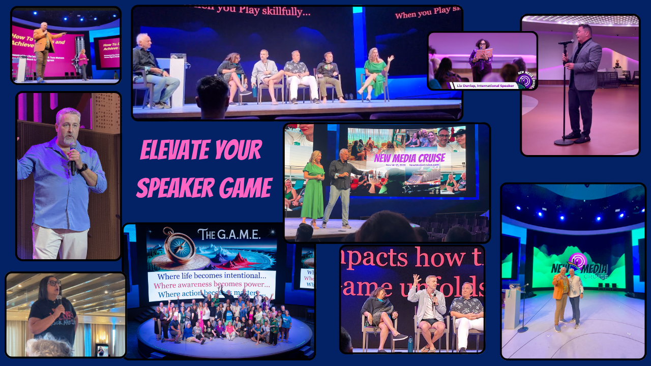 Michael Neeley and Krista Inochovsky Neeley hosts of the New Media Cruise