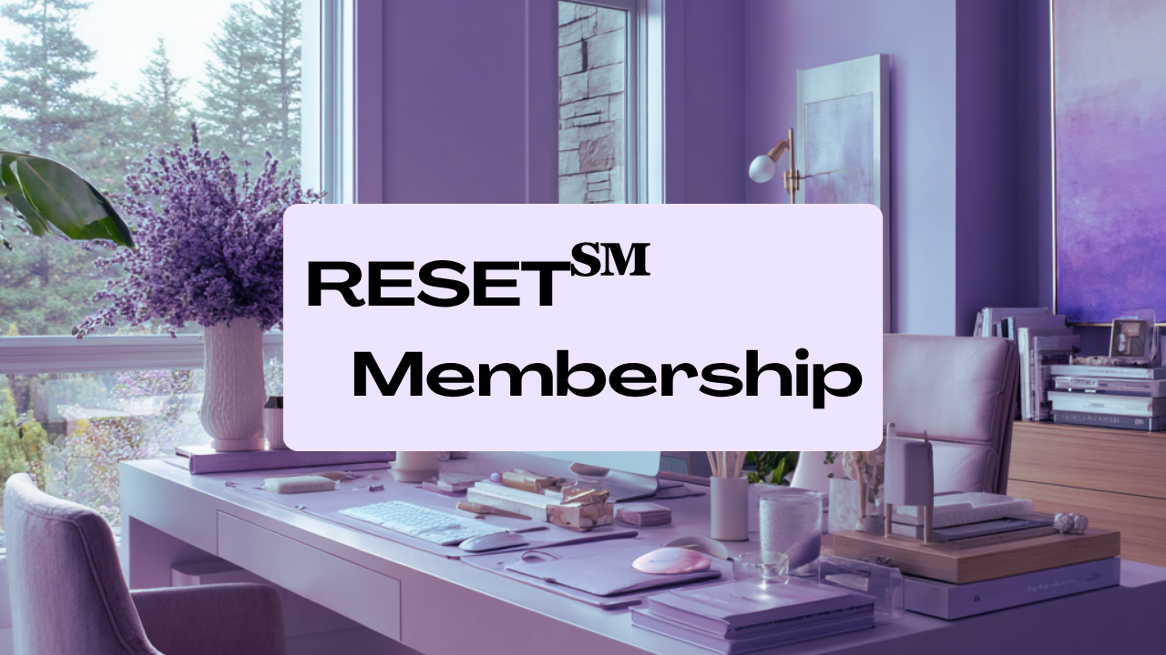 Synergies Method Coaching RESET℠ Membership