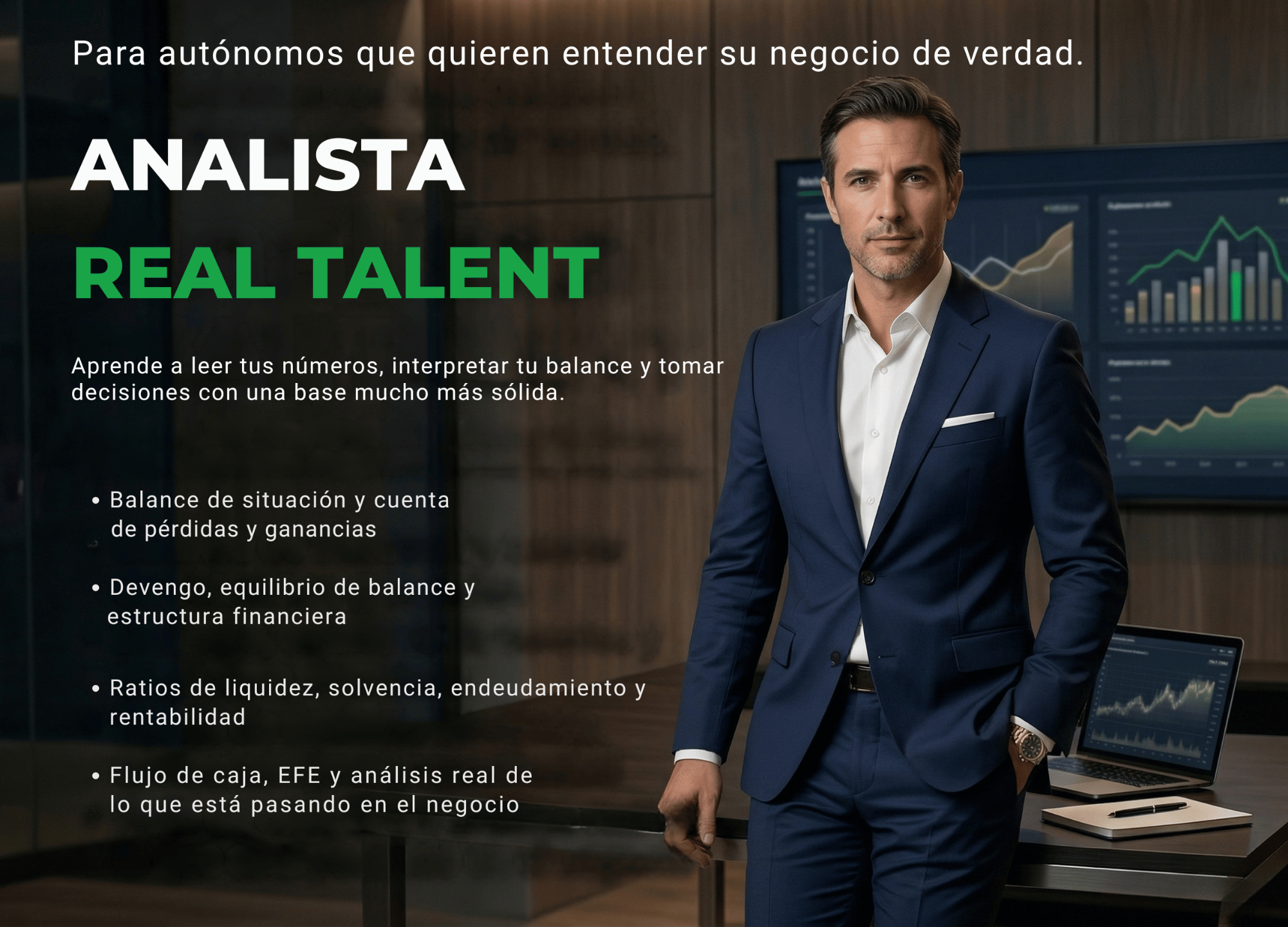 Curso Analista Real Talent - Análisis financiero práctico para autónomos