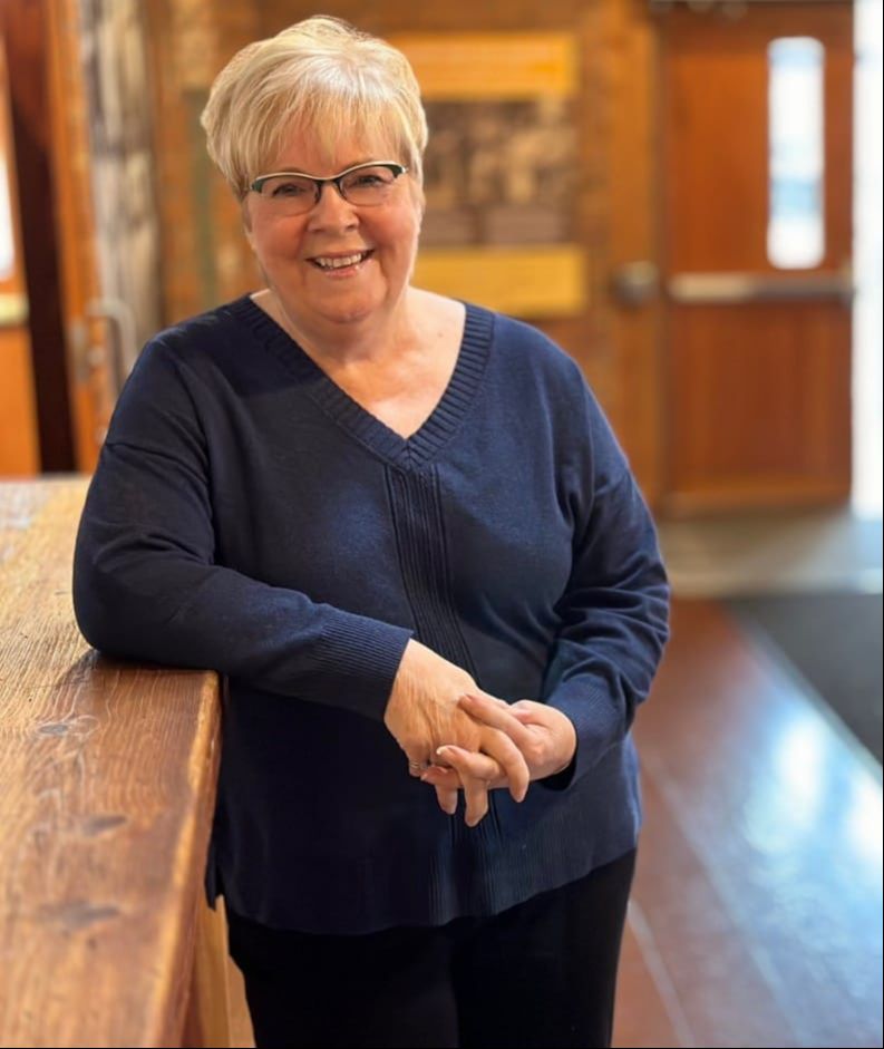 Lorna talking to Breanne