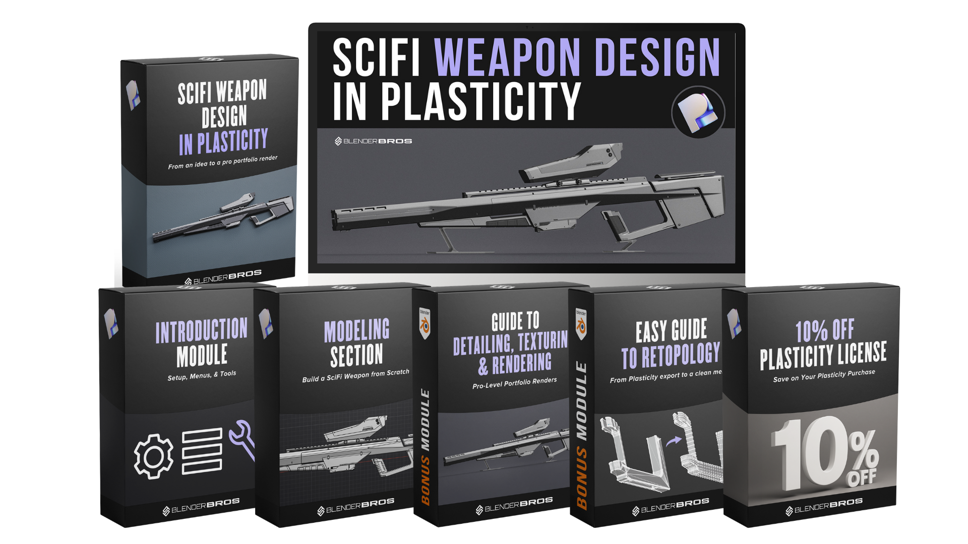 SciFi Weapon Design in Plasticity