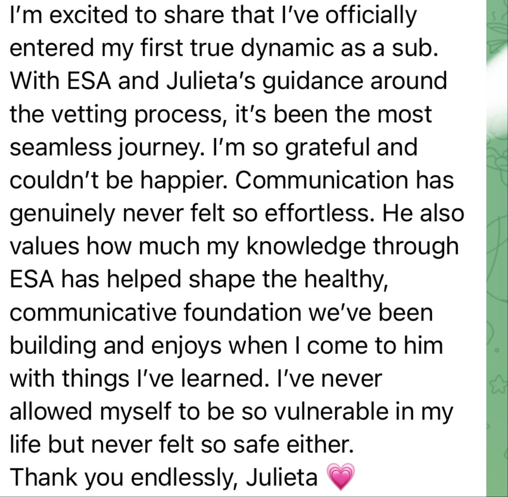 Testimonial Screenshot