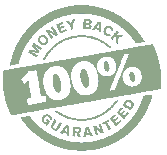 100% Money Back Guarantee