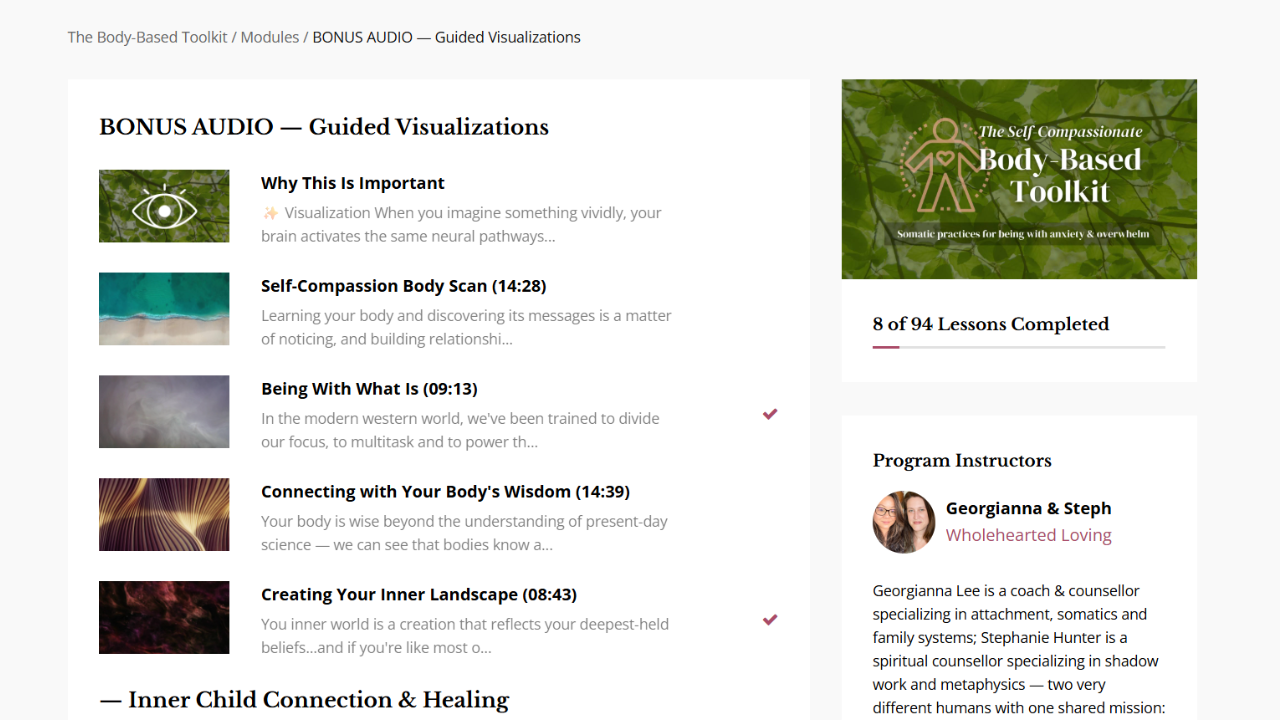 Guided Visualizations