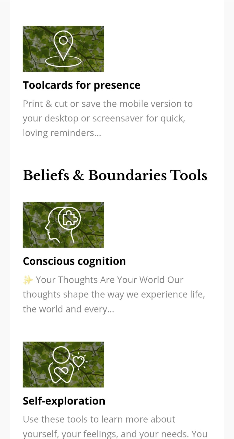 The Body-Based Toolkit