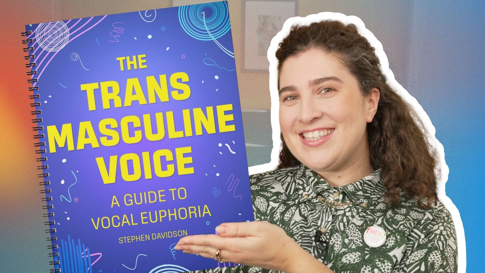 Blog post thumbnail: The Only Book Written for Trans Masculine Voice &mdash; trans voice training book club