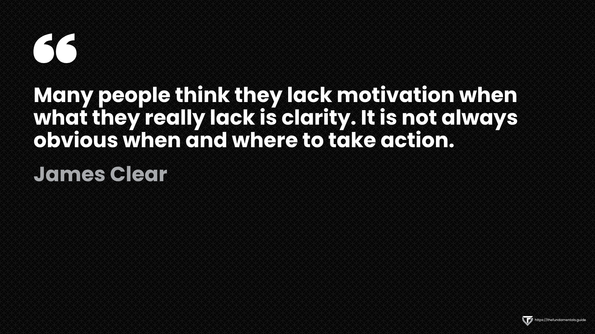 motivation vs clarity