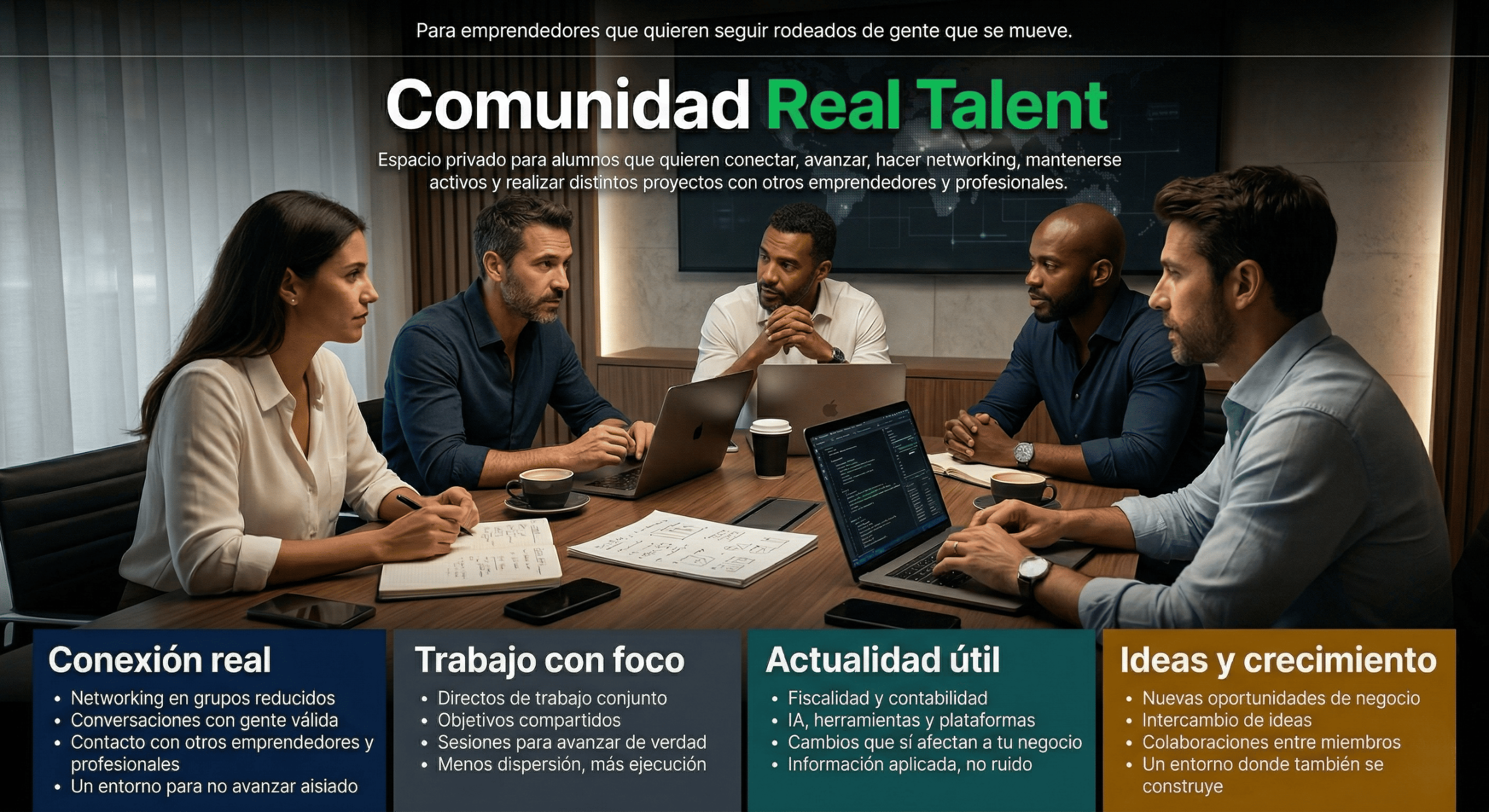 Comunidad Real Talent - Espacio privado para emprendedores y autónomos