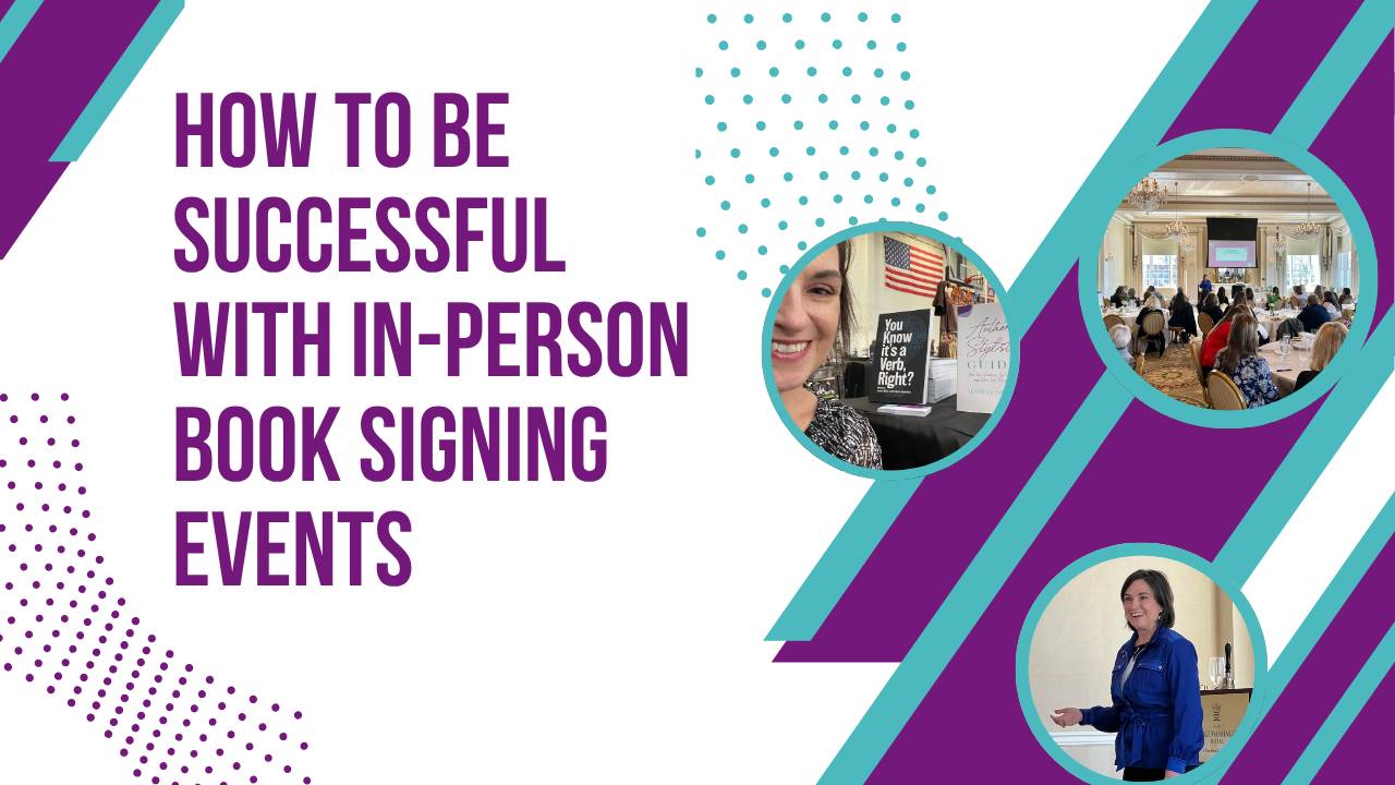 How to be successful with in-person book signing events