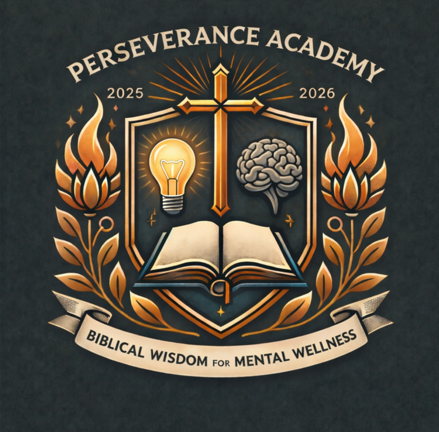 Perseverance Academy logo — Biblical Wisdom for Mental Wellness