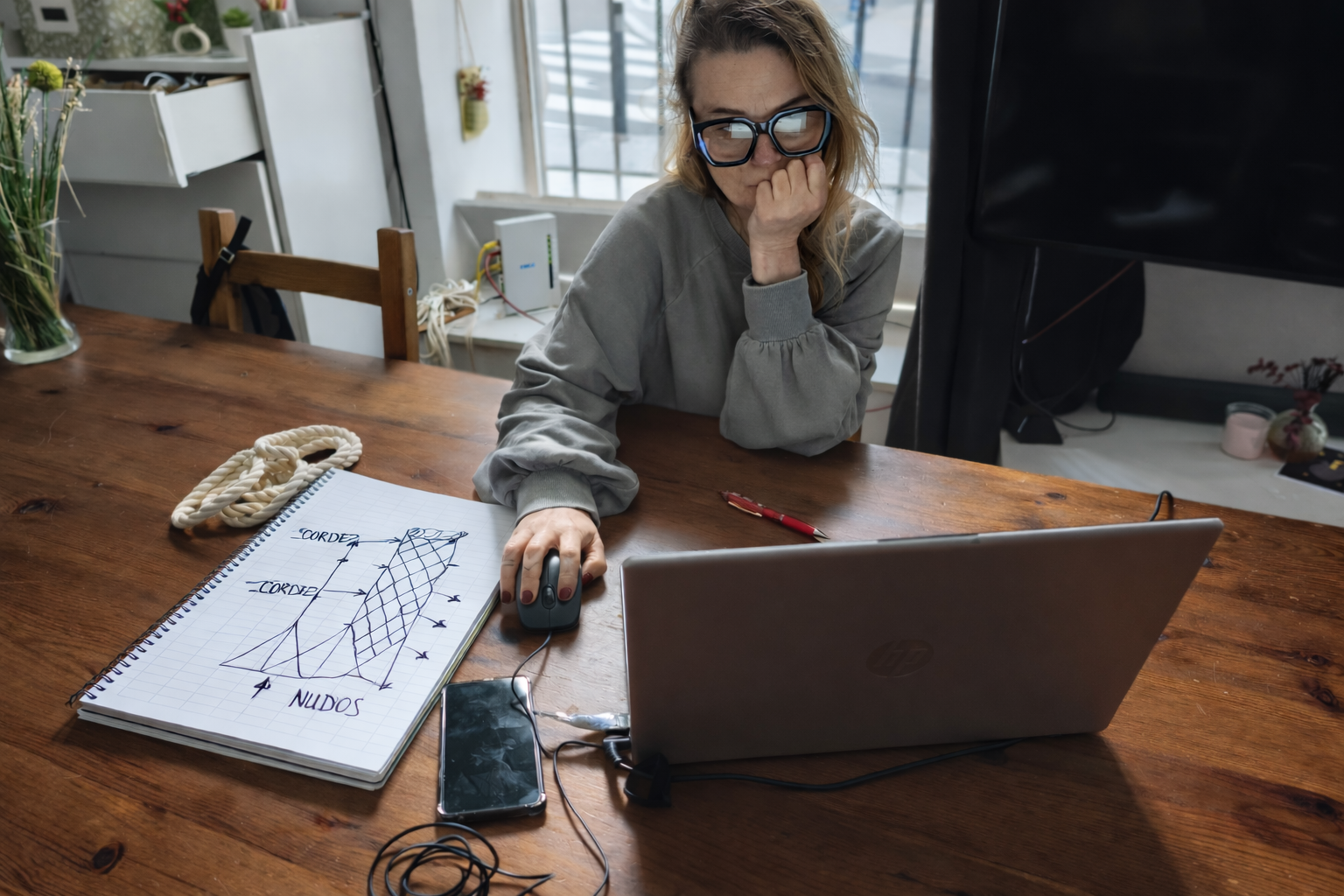 Pieza de macram&eacute;