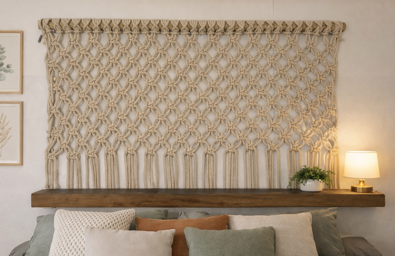 Pieza de macram&eacute;