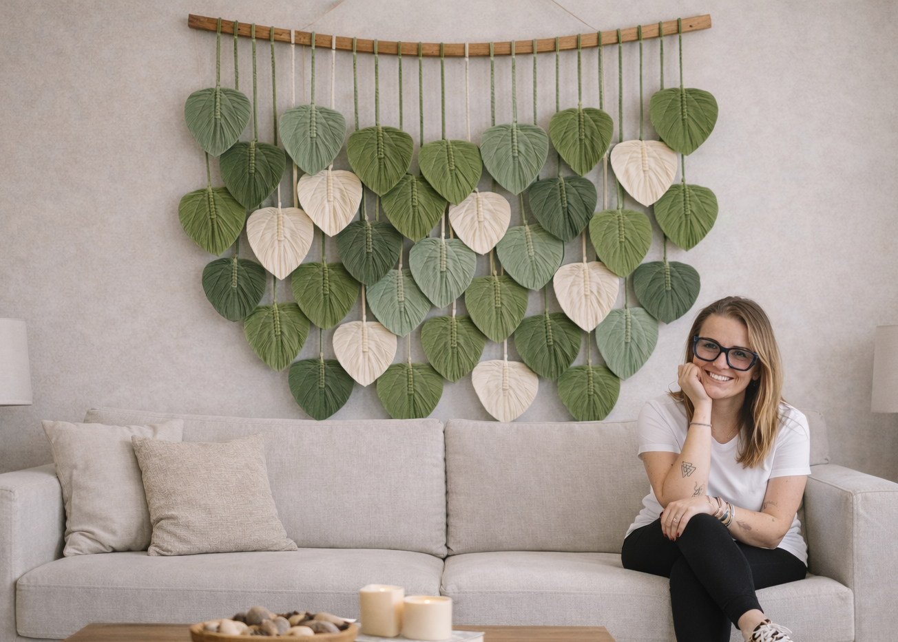 Pieza de macram&eacute;