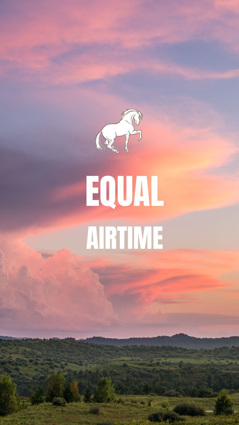 equal airtime mindset wallpaper about balancing positive and negative thoughts