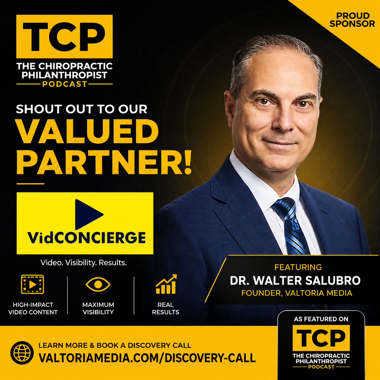 VidConcierge by Valtoria Media — TCP Proud Sponsor