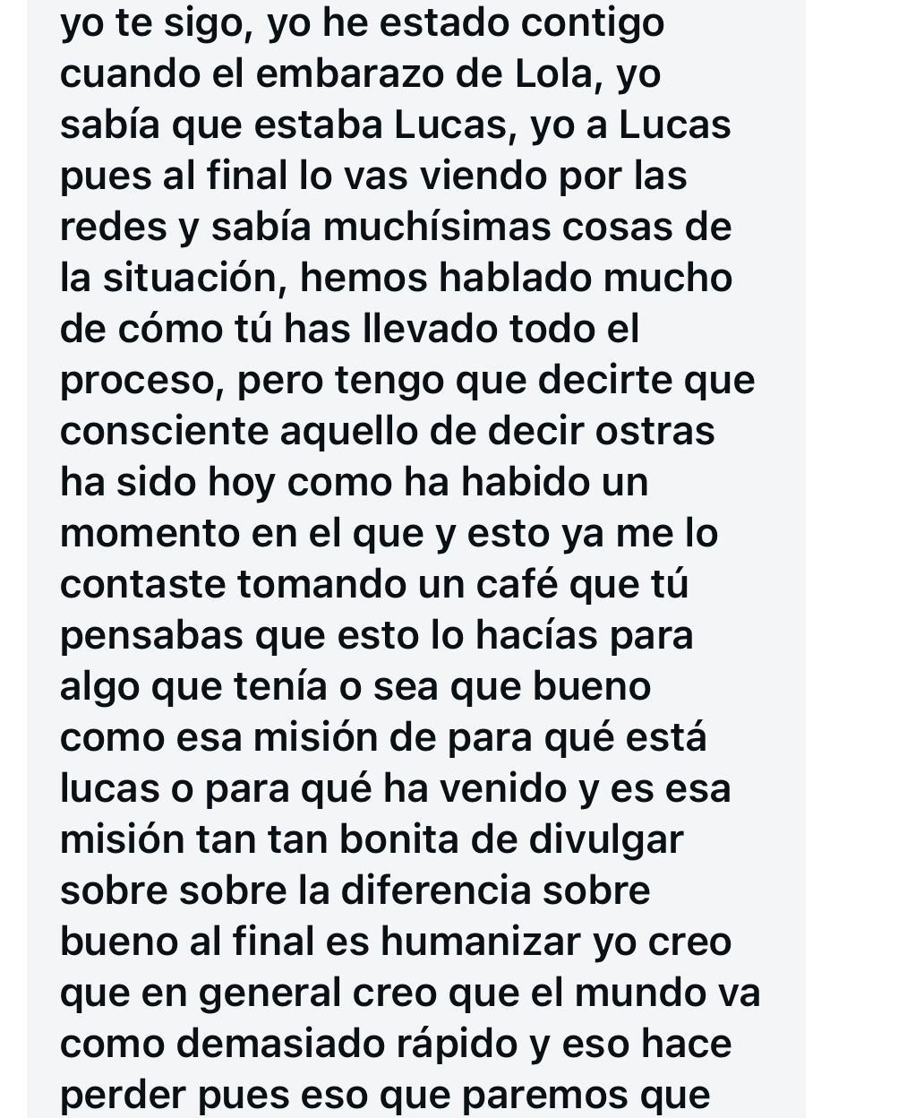 Testimonio